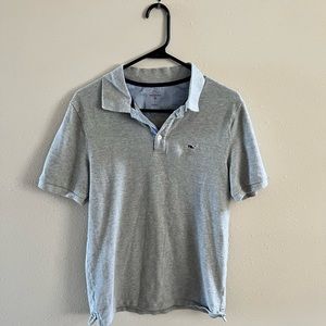 Vineyard vines collared grey polo mens small